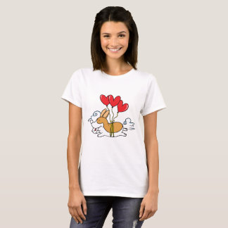Corgi Love Messenger T-Shirt