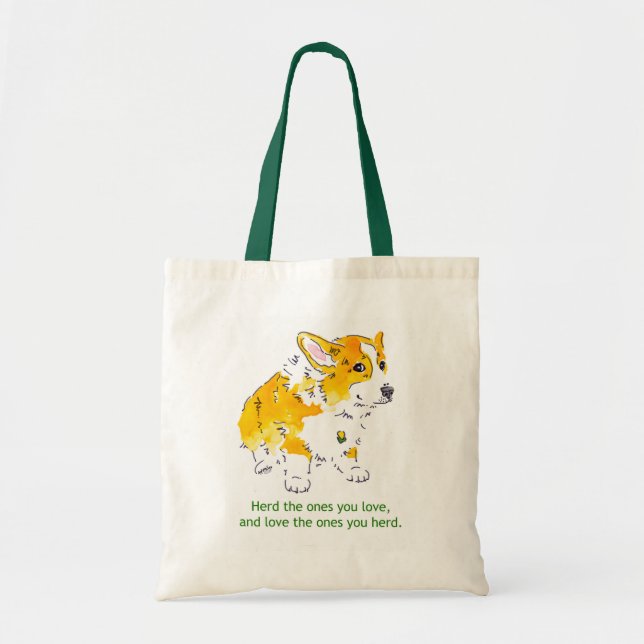 Corgi Love Tote Bag (Front)