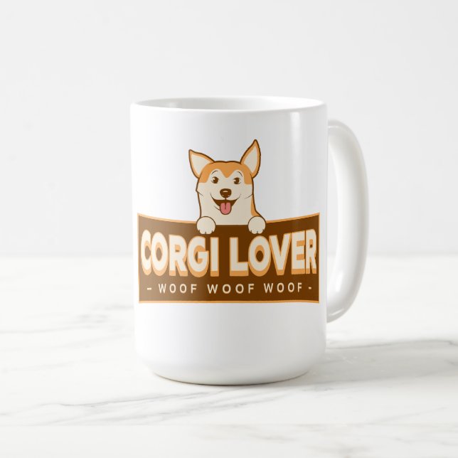 CORGI LOVER COFFEE MUG (Front Right)