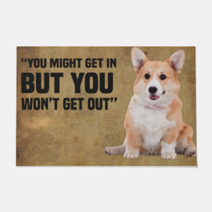 Corgi Lover Gift, Corgi Doormat,Corgi Gift Doormat