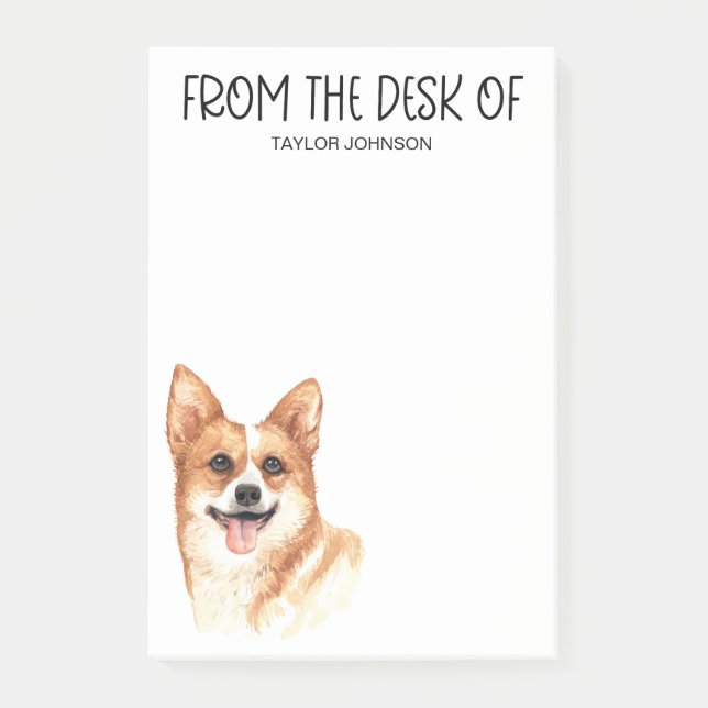 Corgi Lover Post-it Notes (Front)