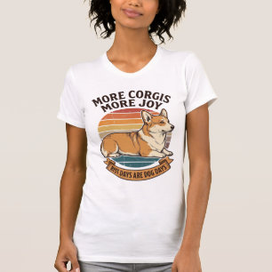 Corgi Lover Shirt Vintage Engraving Dog Quote Desi