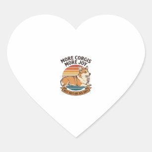Corgi Lover Shirt Vintage Engraving Dog Quote Desi Heart Sticker