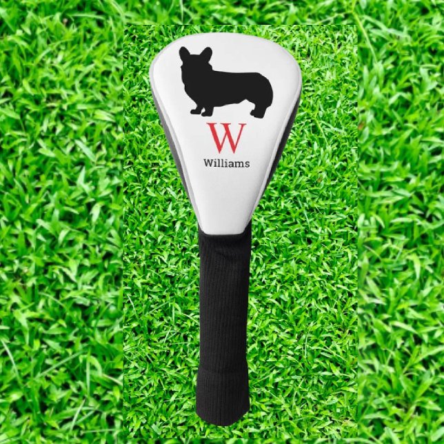 Corgi Lovers Golf Head Cover (Show off your love for Corgis on the golf course with this adorable Corgi Lovers Golf Head)