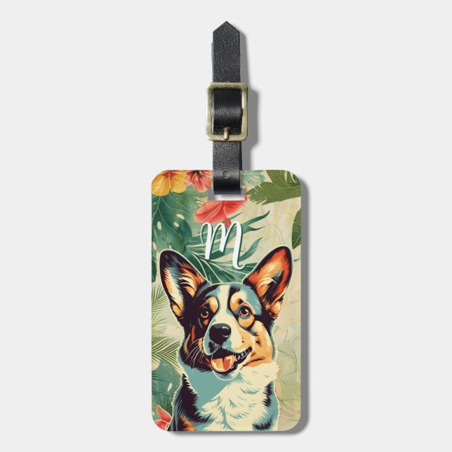Corgi Luggage Tag (Front Vertical)