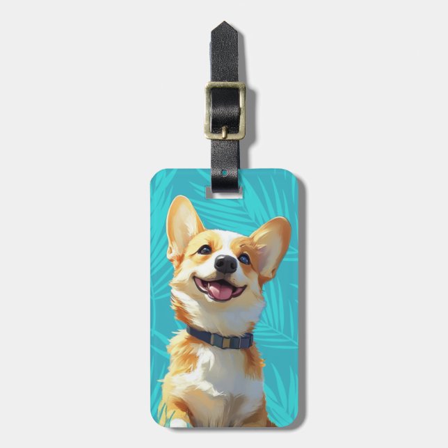 Corgi Luggage Tags (Front Vertical)