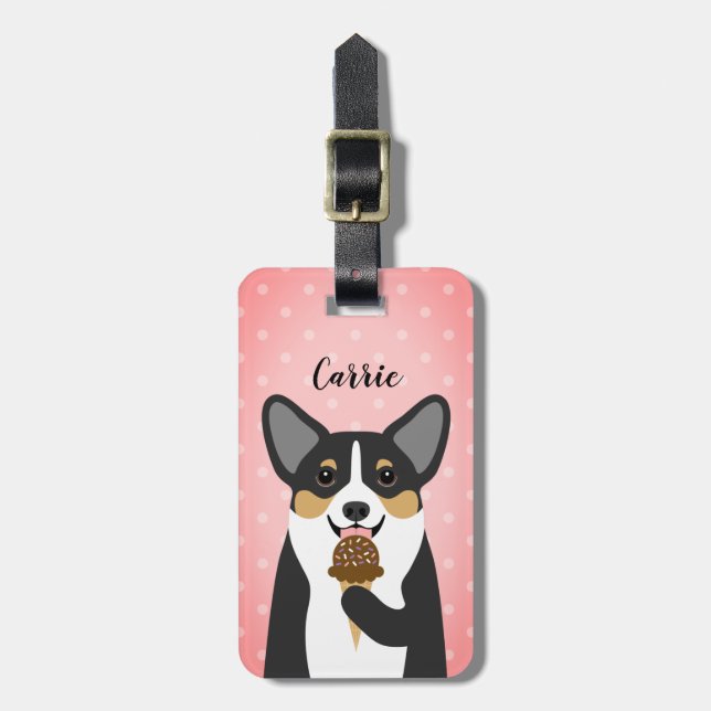 Corgi Luggage Tags (Front Vertical)
