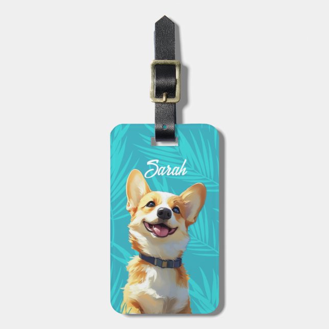 Corgi Luggage Tags (Front Vertical)