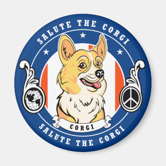 Corgi Magnet (Front)