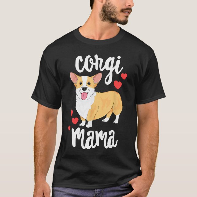 Corgi Mama1 T-Shirt (Front)