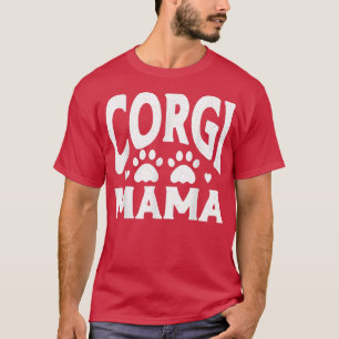 Corgi Mama Animal Cute Dog Mum-543 T-Shirt