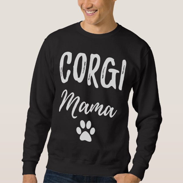 Corgi Mama Dog Dog Mum Sweatshirt (Front)