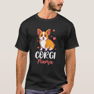 Corgi Mama Puppy Mom Best Dog T-Shirt