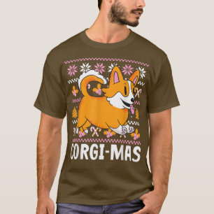 Corgi mas with a Dog for Xmas T-Shirt