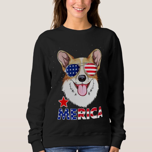 Corgi Merica Sweatshirt (Front)