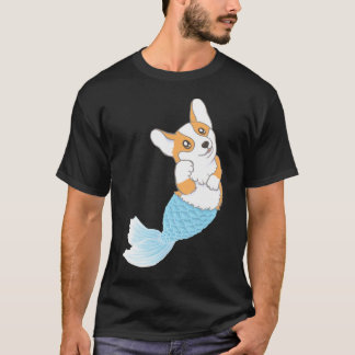 Corgi Mermaid Mercorgi  T-Shirt