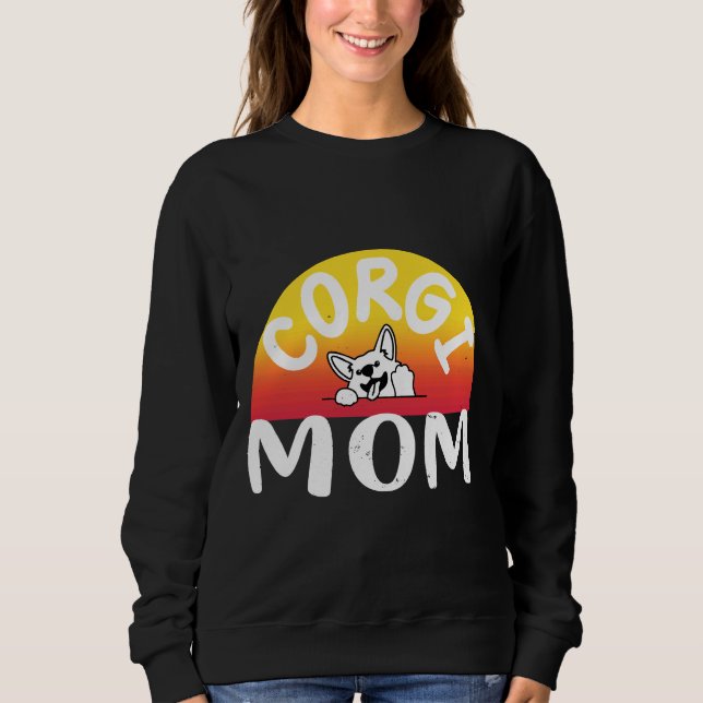 Corgi Mom  320 Sweatshirt (Front)