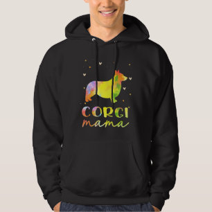 Corgi Mom Colorful Corgi Dog Mom 1172 Hoodie