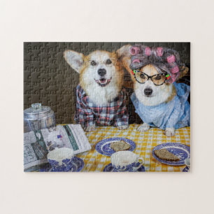 Corgi Morning Coffee puzzle