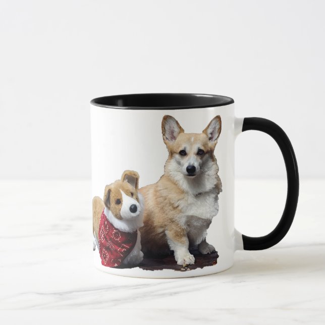 Corgi Morning Smiles Mug (Right)