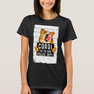 Corgi Mug Shot T-Shirt