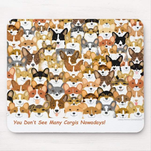 Corgi Multi  Mouse Mat (Front)