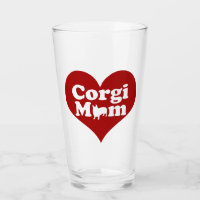 Corgi Mum Cute Red Heart