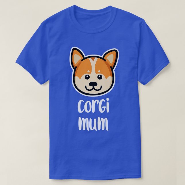 Corgi Mum Dog Lover-579 T-Shirt (Design Front)