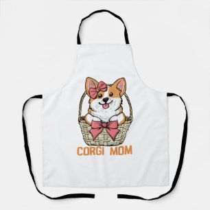 Corgi Mum Dog Owner Gift Women Corgi Mother Corgi Apron
