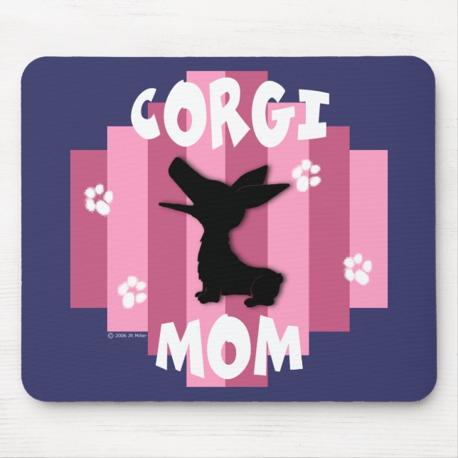Corgi Mum Mousepad (Front)
