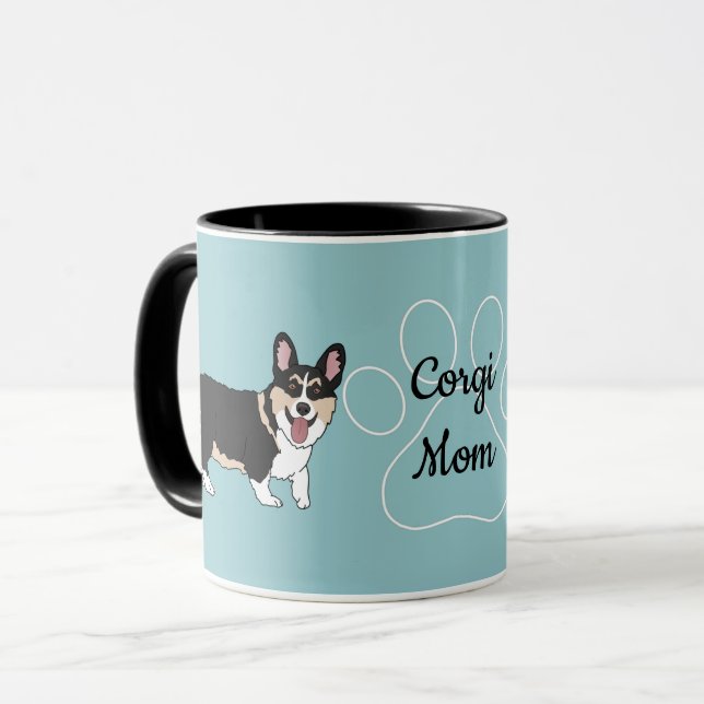 Corgi Mum Mug (Front Left)