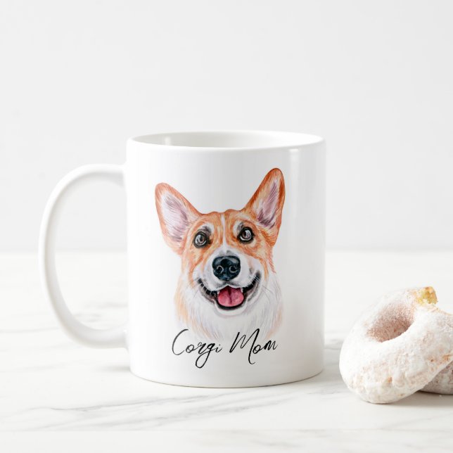  Corgi Mum Mug (With Donut)