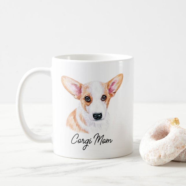  Corgi Mum Mug (With Donut)