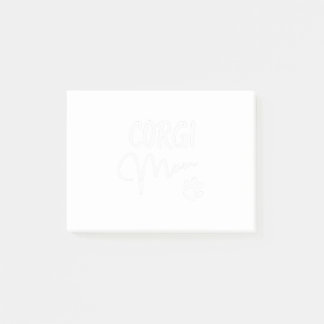 Corgi Mum Pet Gifts for Corgi Dog Lovers And Owner Post-it Notes