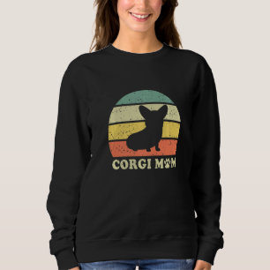 Corgi Mum Retro Vintage Retro Corgi Mum Dog Mother Sweatshirt
