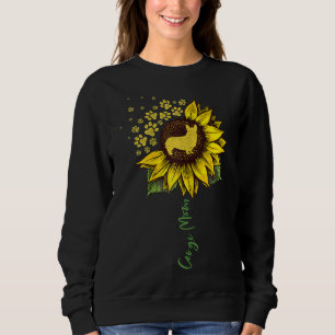 Corgi Mum Sunflower Dog Lover Gifts Dog Mum Mama Sweatshirt