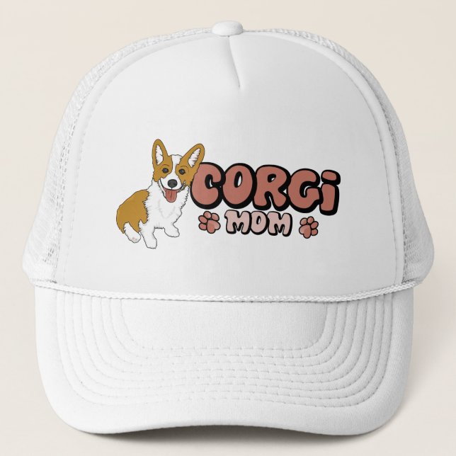 Corgi Mum Trucker Hat (Front)
