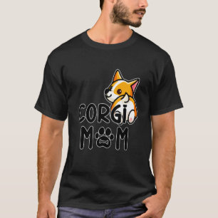 Corgi Mum Women Girl Puppy Mum Dog Mama Corgi Mam T-Shirt