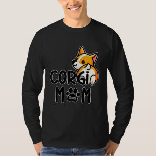 Corgi Mum Women Girl Puppy Mum Dog Mama Corgi Mam T-Shirt