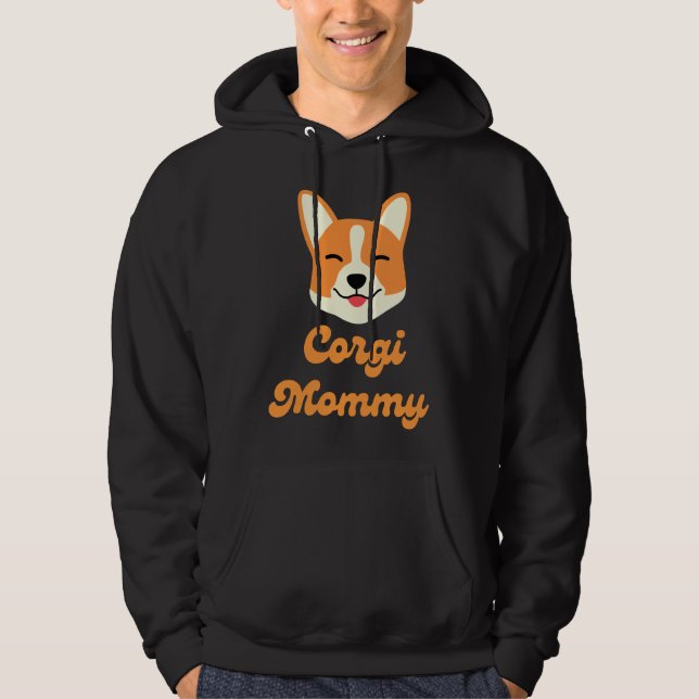 Corgi Mummy Hoodie (Front)