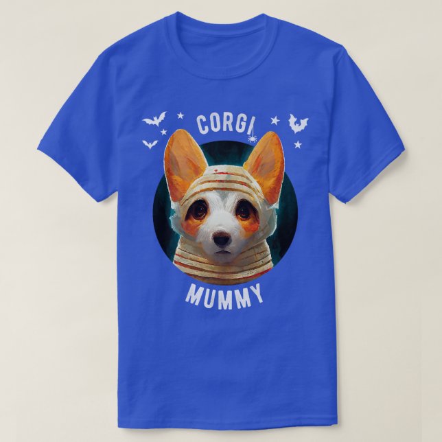 Corgi Mummyhalloween-583 T-Shirt (Design Front)