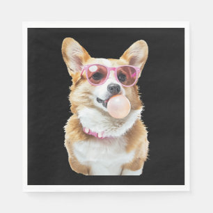 Corgi napkin