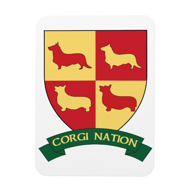 Corgi Nation Car Magnet (Vertical)