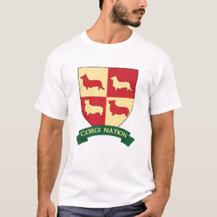 Corgi Nation Crest T Shirt