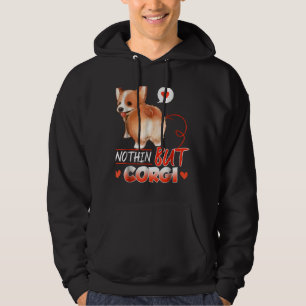 Corgi Nothing Long Sleeve Hoodie