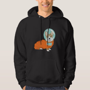 Corgi Outer Space Astronaut Cute Dog For Welsh Cor Hoodie
