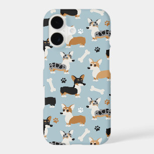 Corgi Pattern Blue