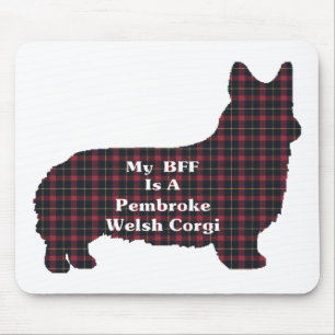 Corgi Pembroke Welsh BFF Gifts Mouse Mat