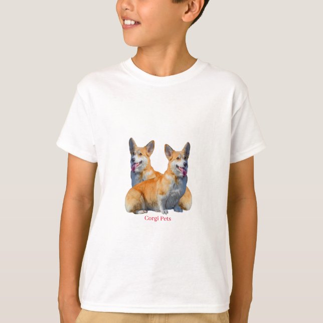Corgi Pets Boy's T-Shirt (Front)