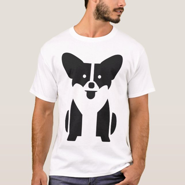 Corgi Pictogram T-Shirt (Front)